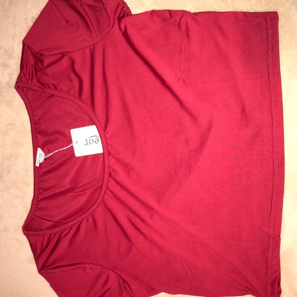 Red Crop Top